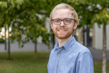 Photo of Johannes Herforth. Taken by Michel Brumat at the University of Luxembourg.